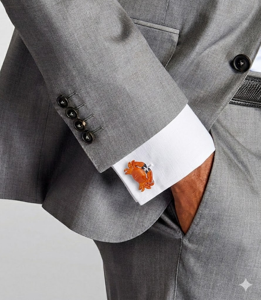 Schwarzer Manschettenknöpfe Geschenk